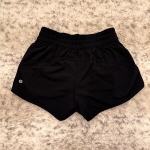 Lululemon Hotty Hot Black Shorts